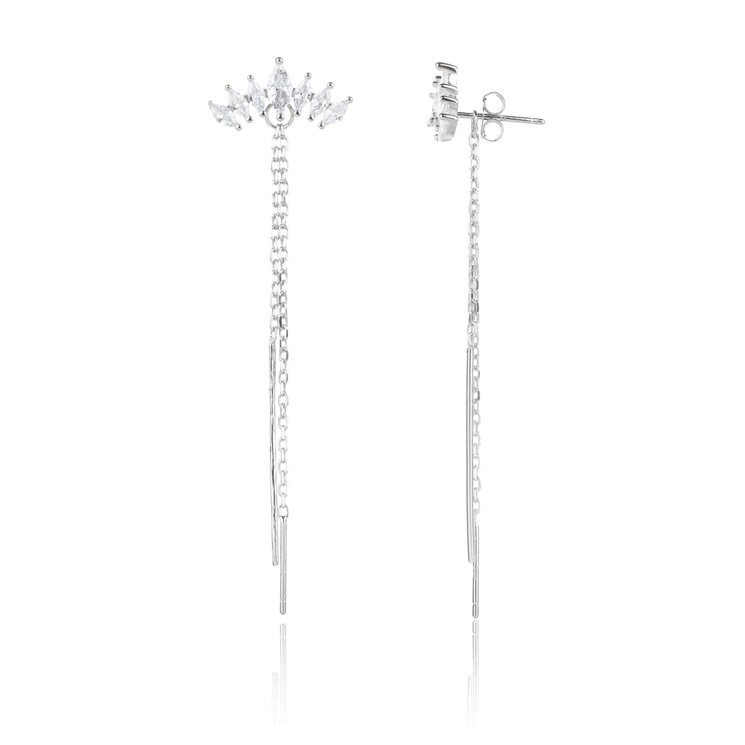 עגילי כתר הזרקון