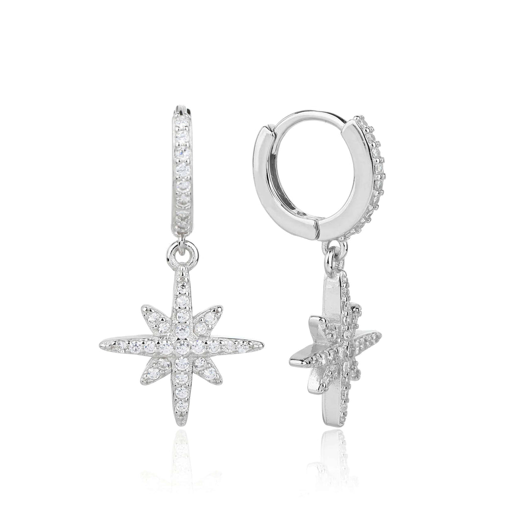 עגילי כוכב תלוי