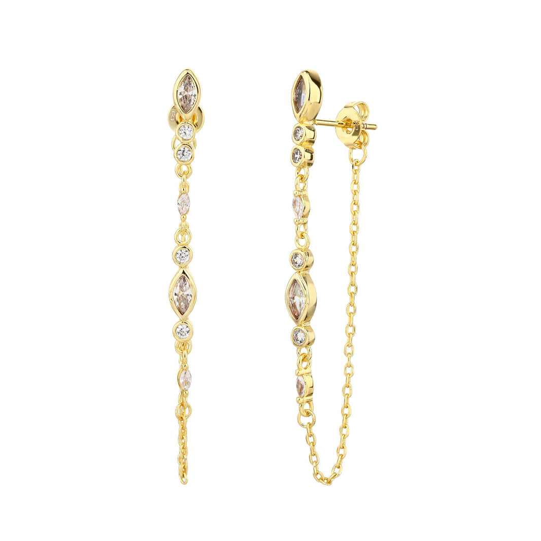 עגילי חישוק נופלים