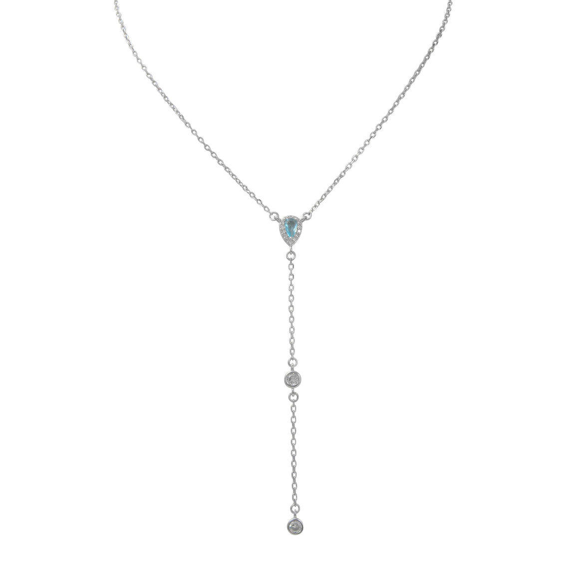 שרשרת עניבה משובצת