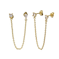 עגילי לינק כפול