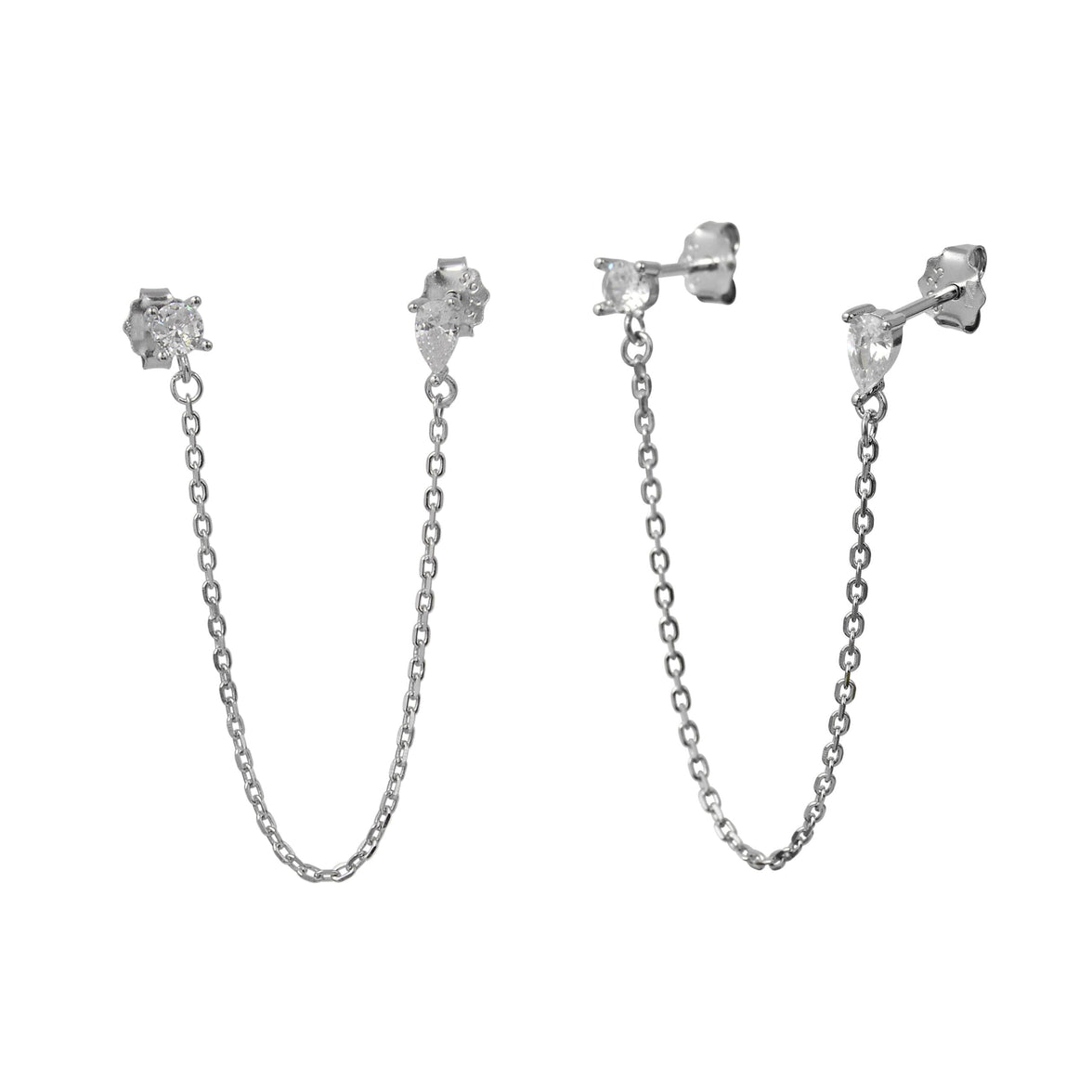 עגילי לינק כפול