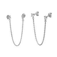 עגילי לינק כפול