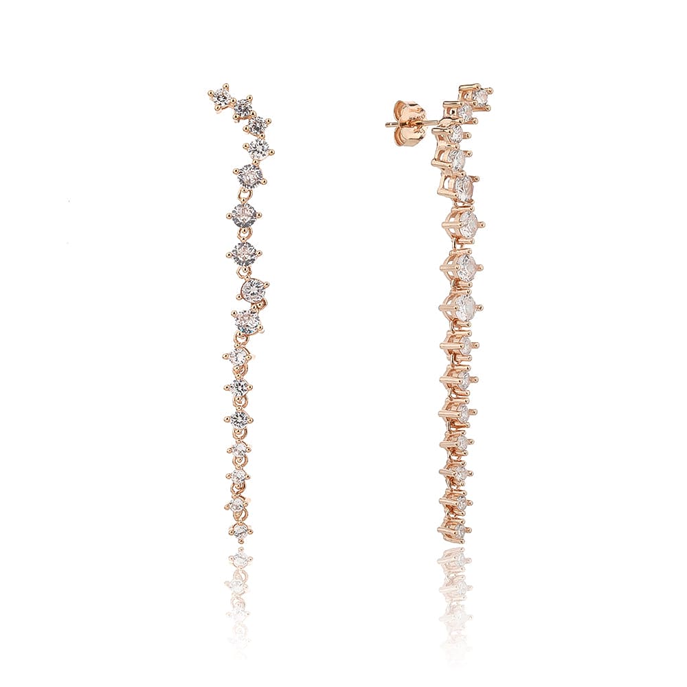 עגילי זרקון נופלים