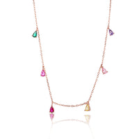 שרשרת טיפות צבעוניות