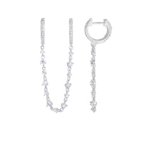 עגילי דאבל שרשרת