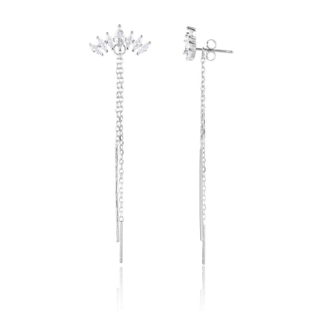 עגילי כתר הזרקון