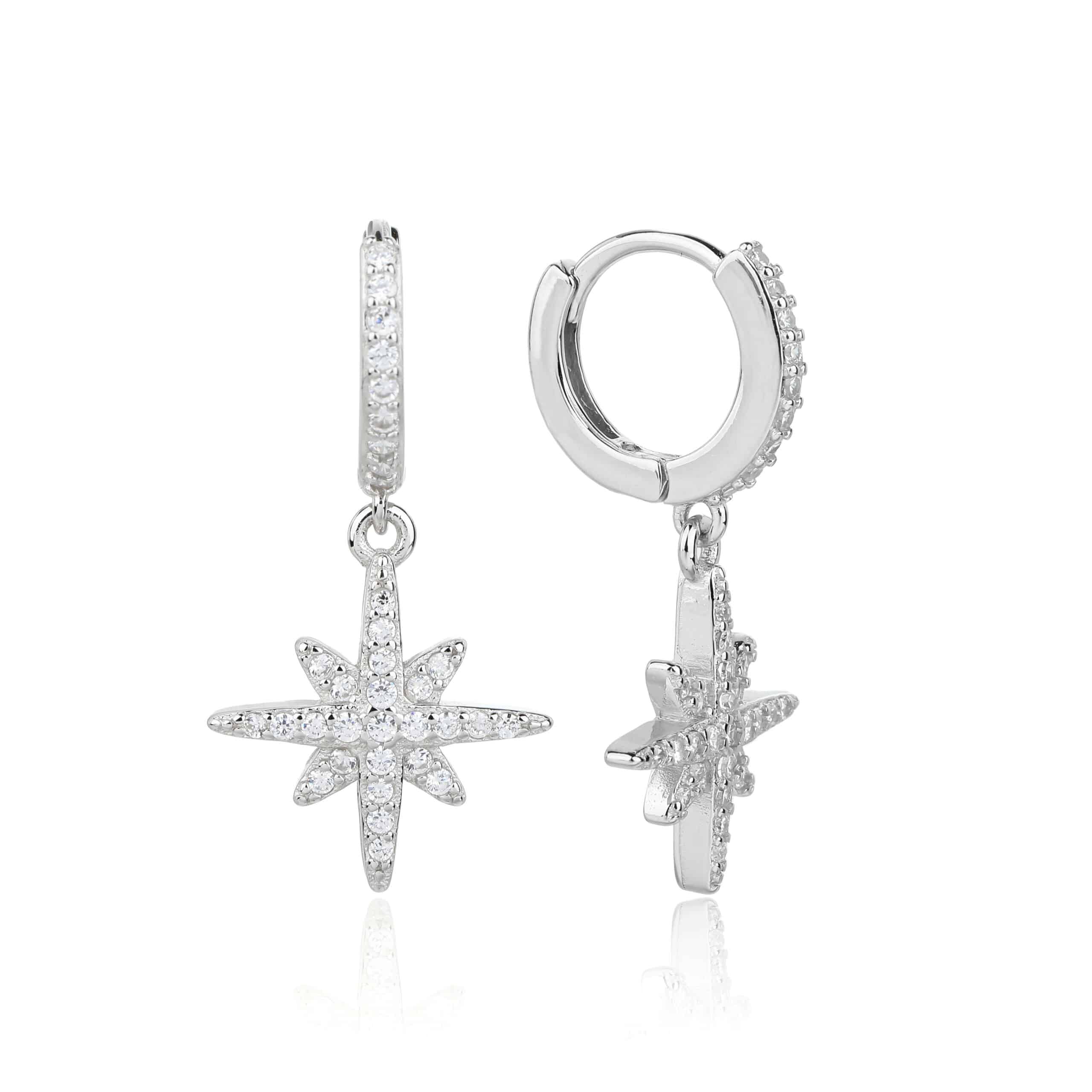 עגילי כוכב תלוי