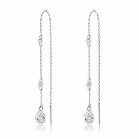 עגילי שרשרת נופלים