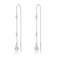 עגילי שרשרת נופלים