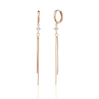 עגילי שרשרת חישוק