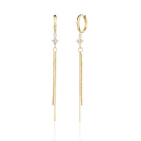 עגילי שרשרת חישוק