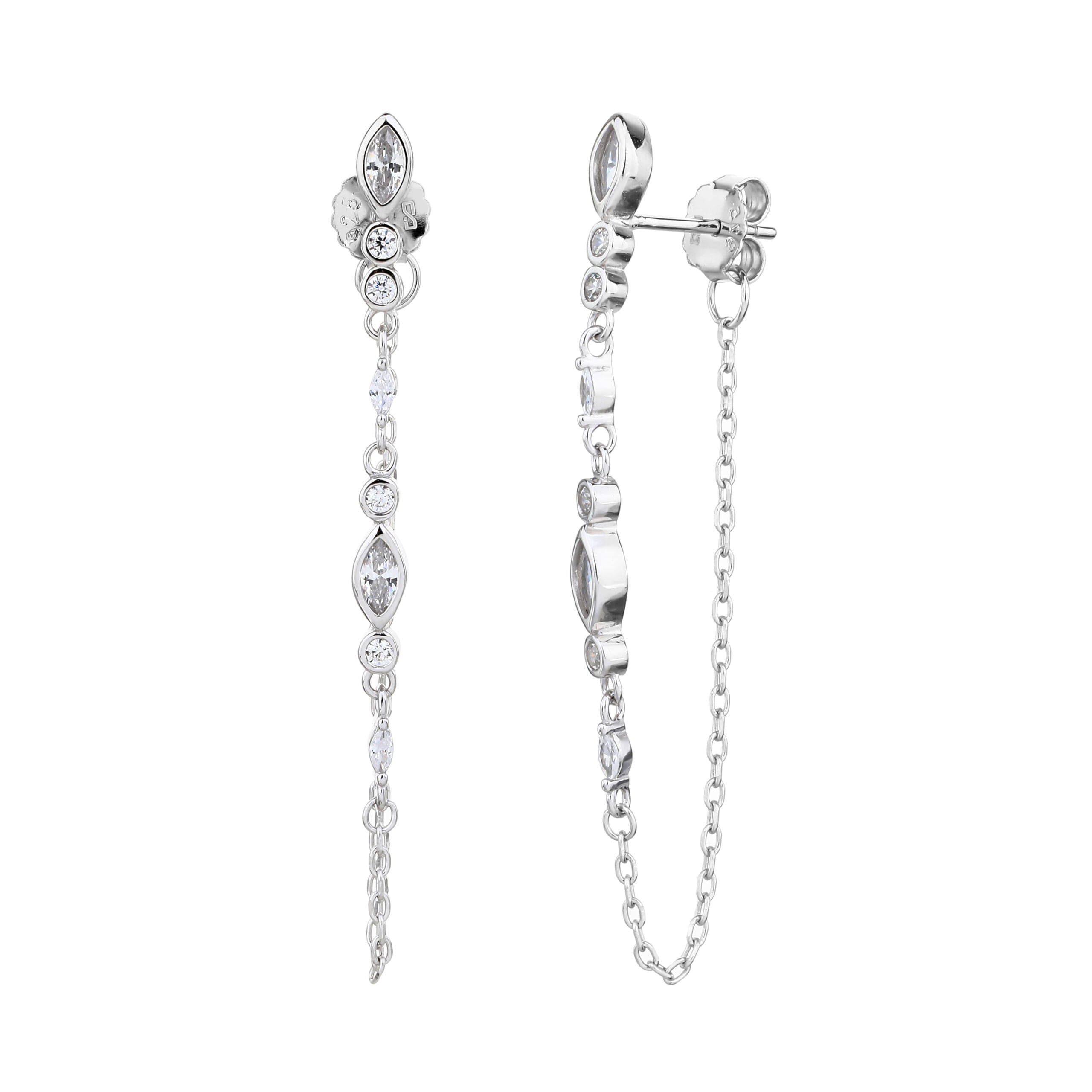 עגילי חישוק נופלים