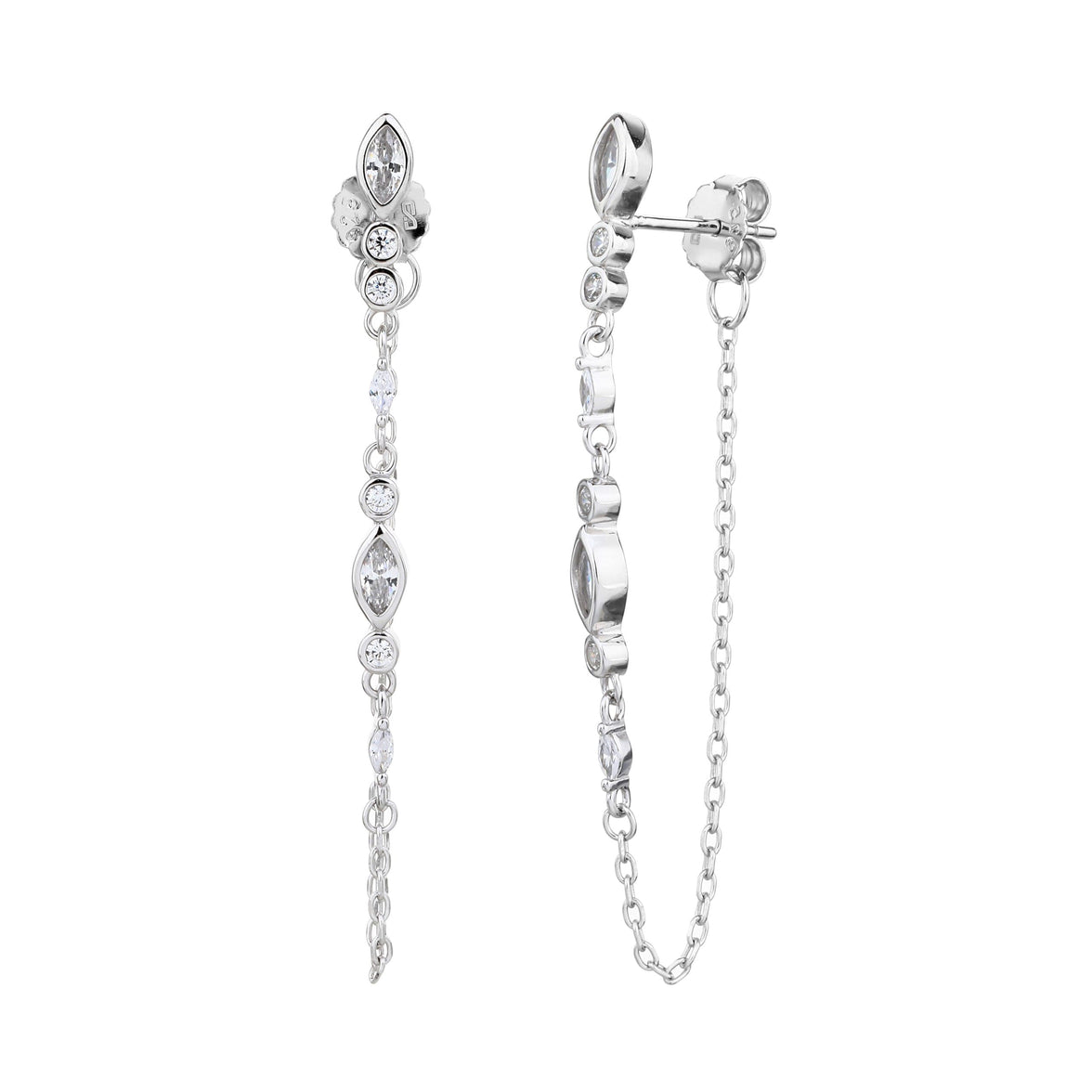 עגילי חישוק נופלים