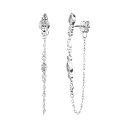 עגילי חישוק נופלים