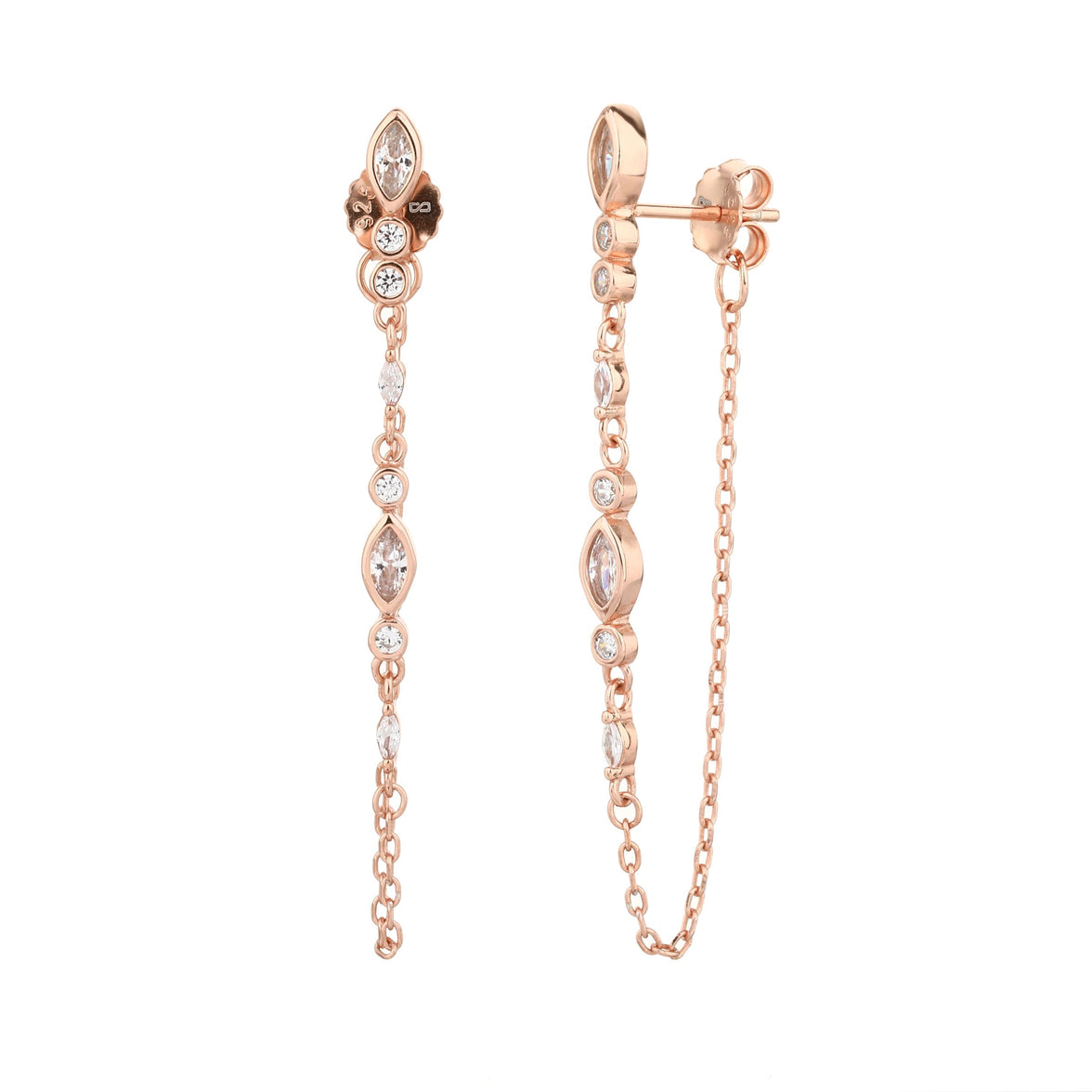 עגילי חישוק נופלים