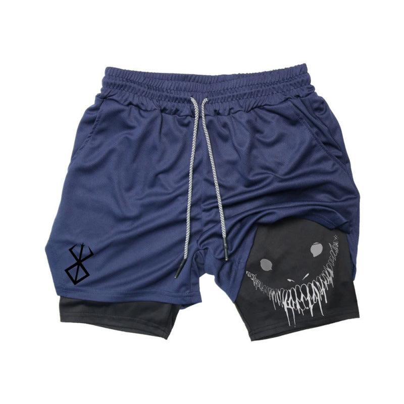 Double-Layered Workout Shorts