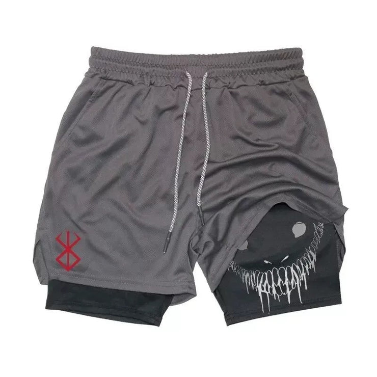 Double-Layered Workout Shorts