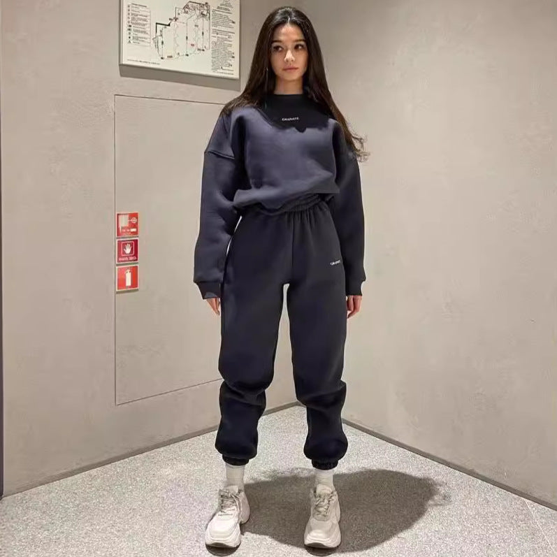 Leisure Hoodie Two-Piece Set