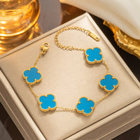 Four-Leaf Clover Bracelet