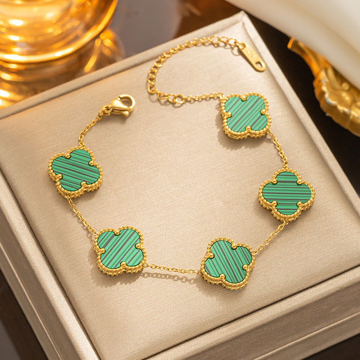 Four-Leaf Clover Bracelet