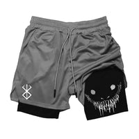 Double-Layered Workout Shorts