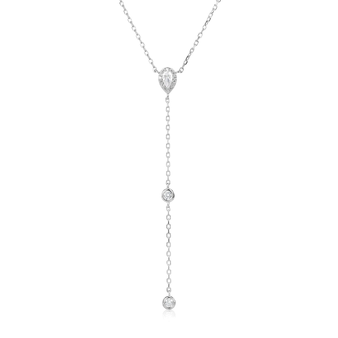 שרשרת עניבה משובצת