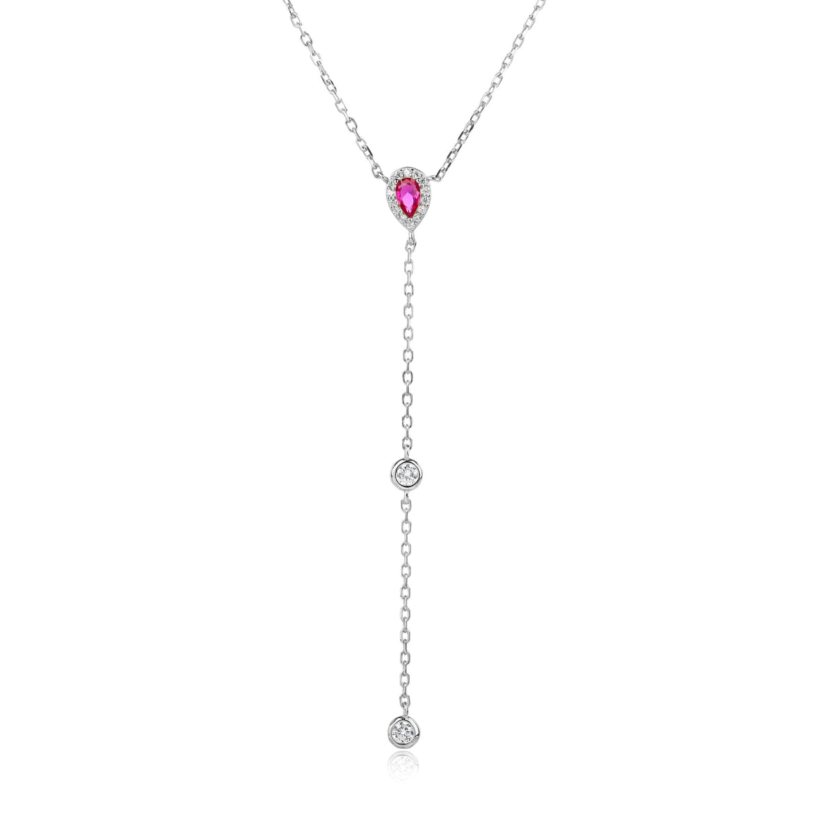 שרשרת עניבה משובצת