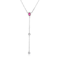 שרשרת עניבה משובצת