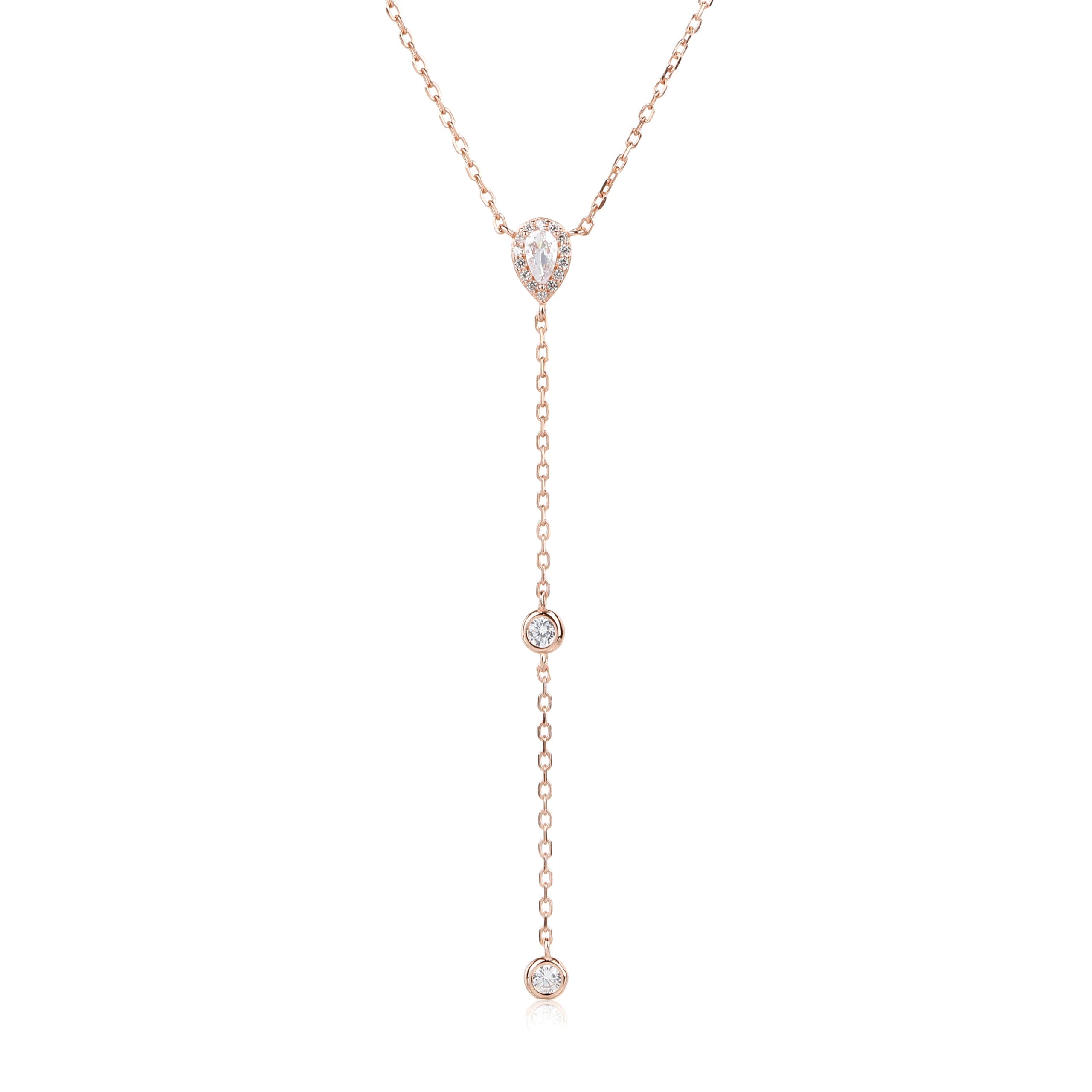 שרשרת עניבה משובצת