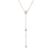 שרשרת עניבה משובצת