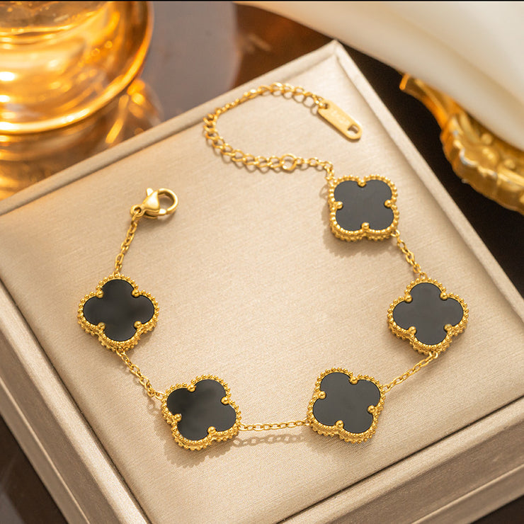 Four-Leaf Clover Bracelet