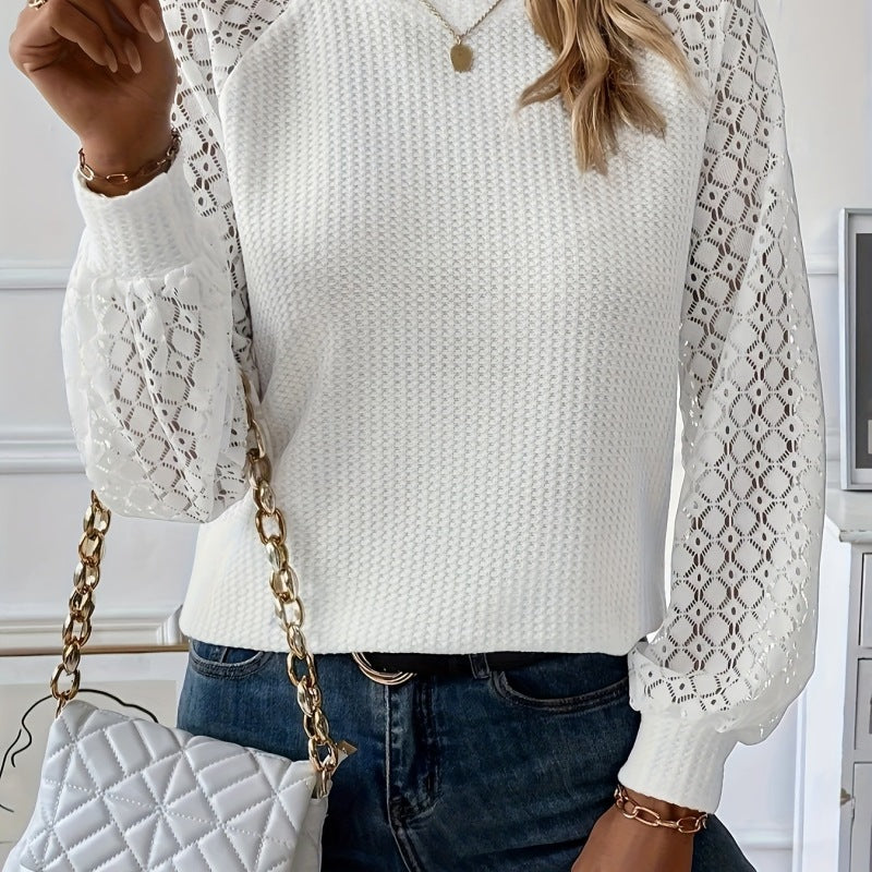 Lace Patchwork Shirt