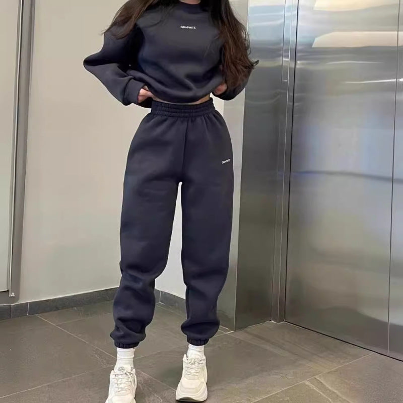 Leisure Hoodie Two-Piece Set