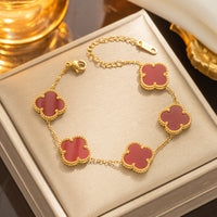 Four-Leaf Clover Bracelet