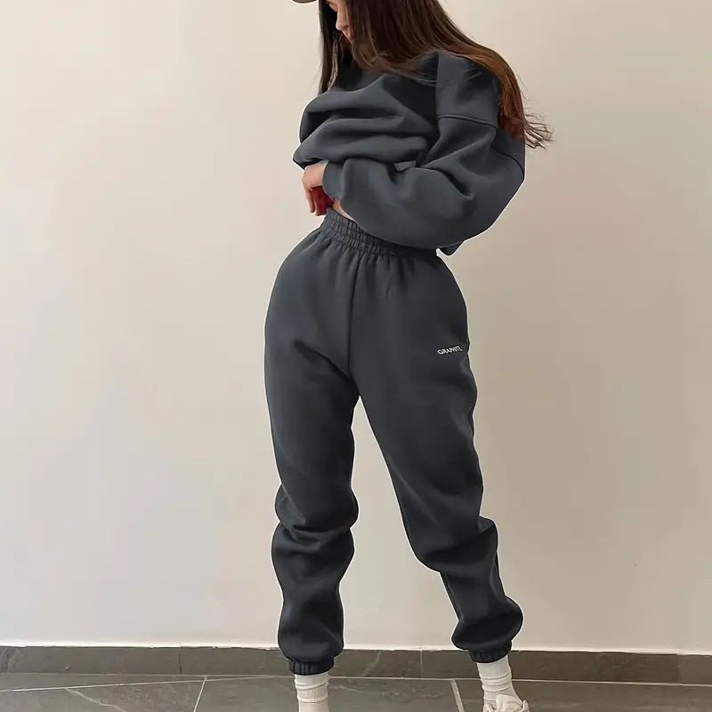 Leisure Hoodie Two-Piece Set