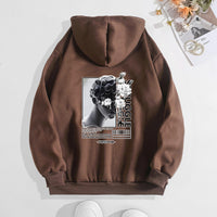 Printed Fleece Hoodie