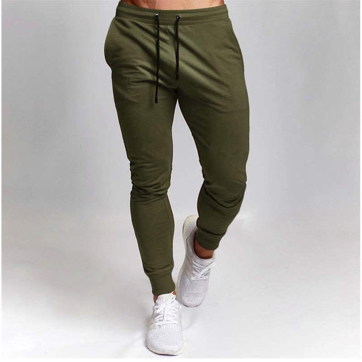 Solid Color Sports Pants