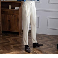 High-Waisted Suit Pants